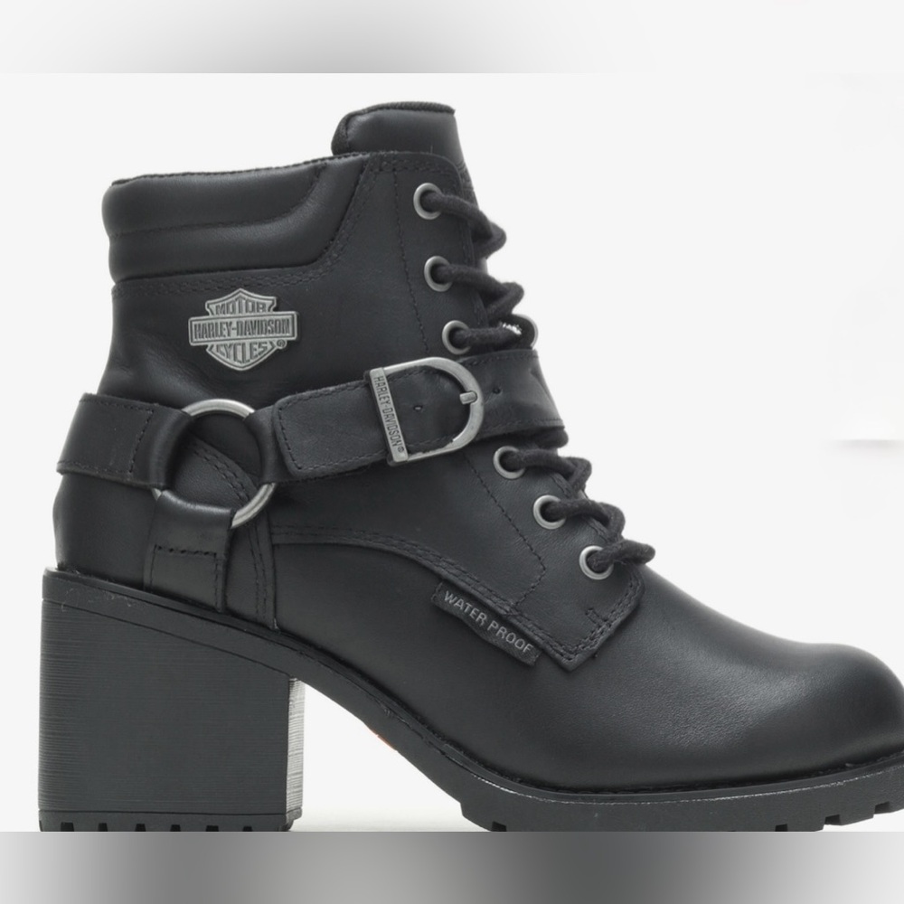 Harley-Davidson Women's Black Combat Boots